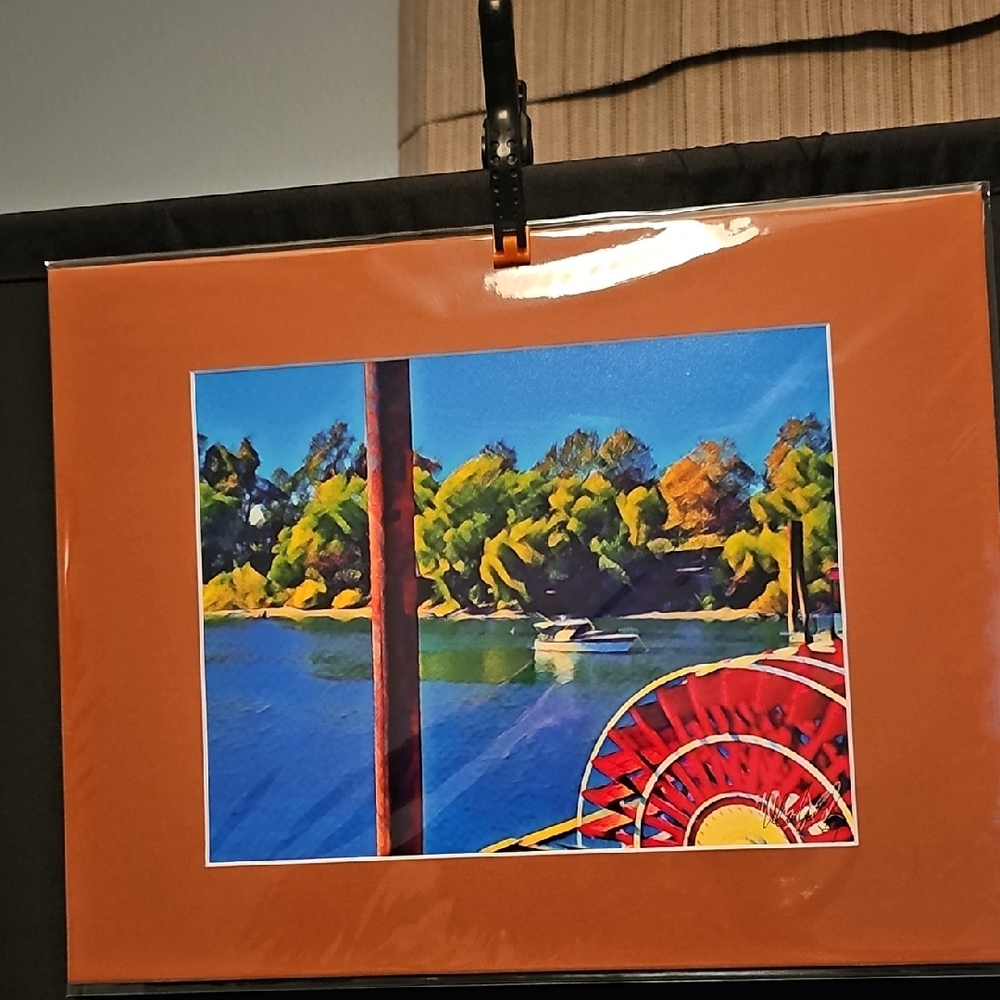 Sacramento Riverboat High Quality Photograph With Mat